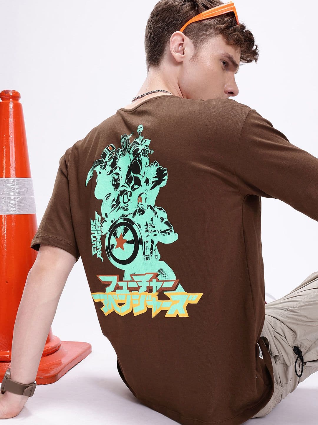 Kook N Keech Marvel Printed Pure Cotton Oversized T-shirt - view 1