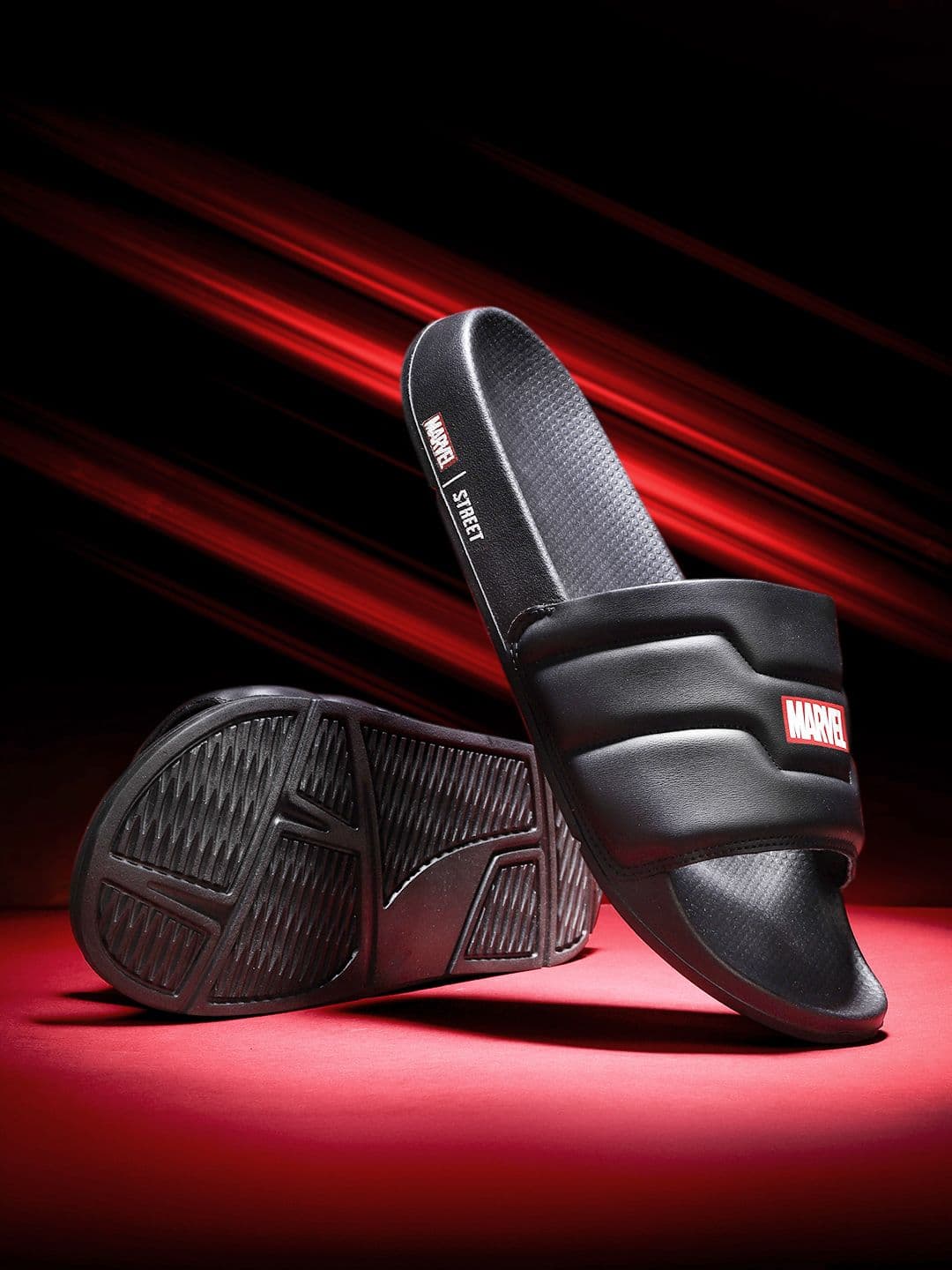 MARVEL STREET X fwd Men Marvel Printed Sliders - view 1