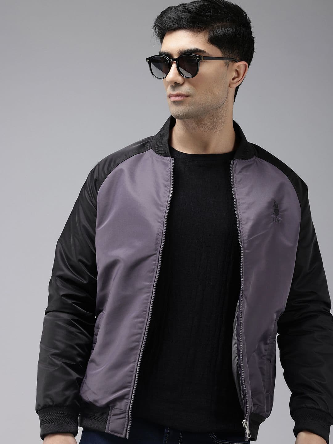 U.S. Polo Assn. Denim Co. Raglan Sleeves Bomber Jacket - view 1