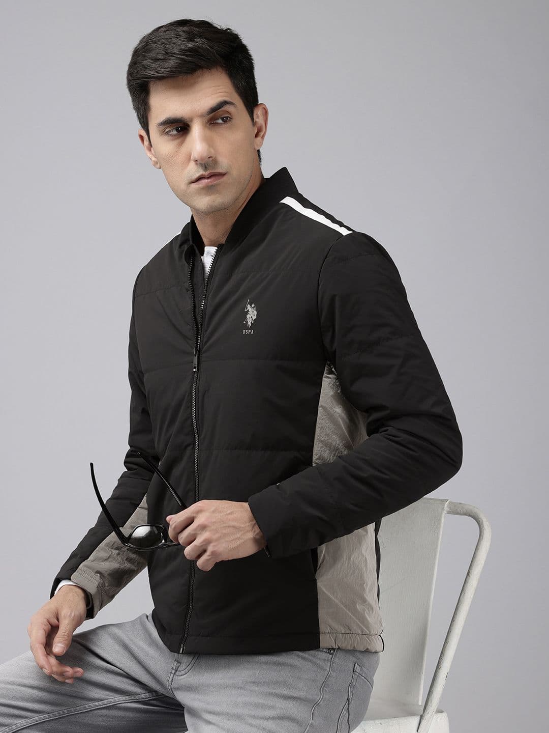 U.S. Polo Assn. Colourblocked Padded Jacket - view 1