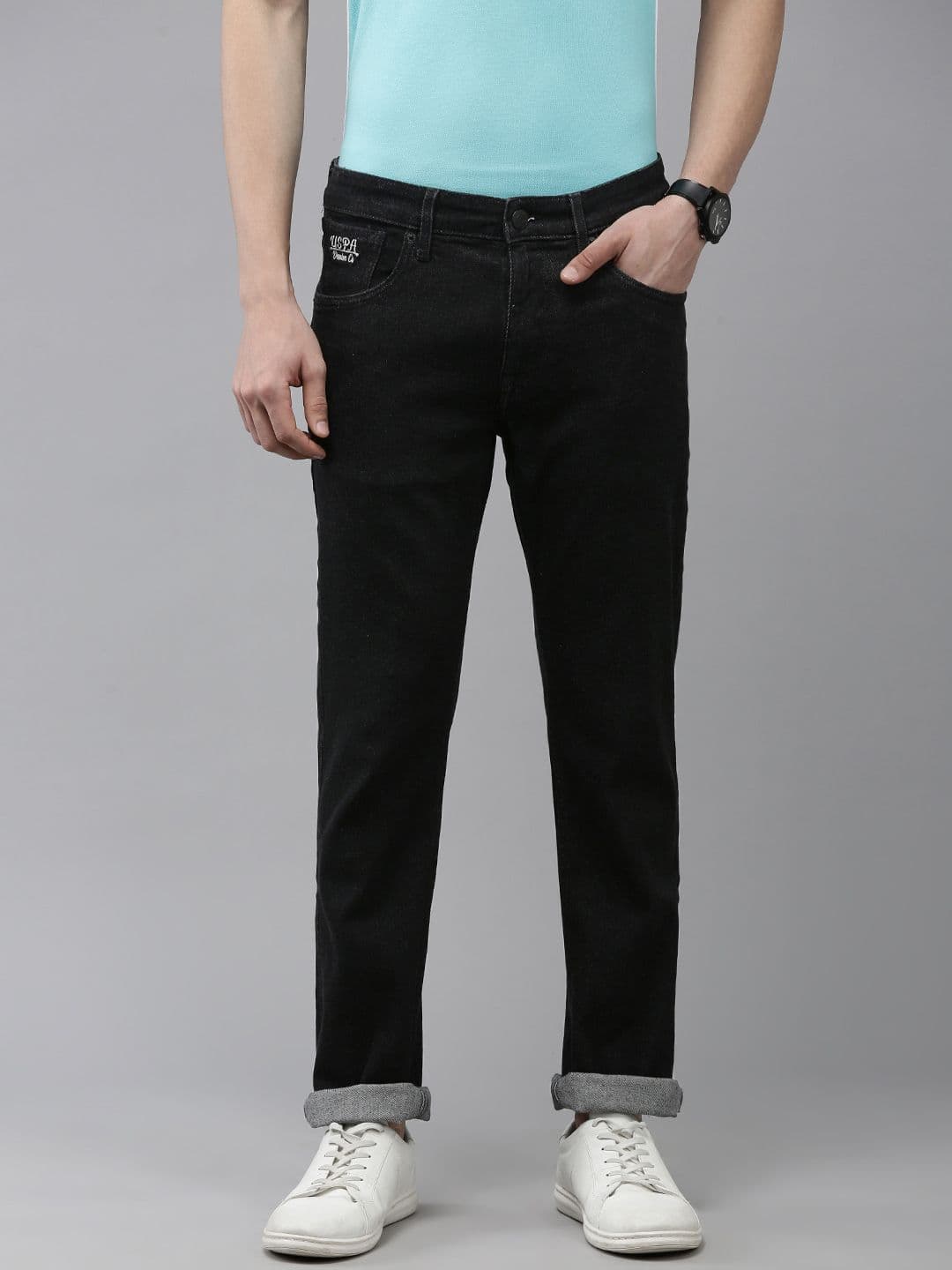 U.S. Polo Assn. Denim Co. Men Slim Fit Stretchable Jeans - view 1