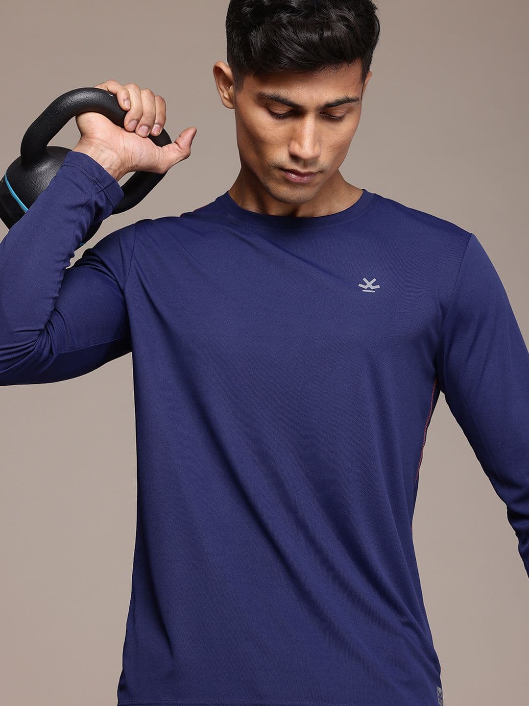WROGN Long Sleeves Slim Fit Training T-shirt - view 1