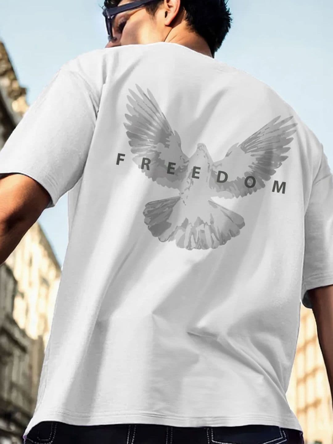 NOBERO Men Oversized Graphic Printed Cotton T-shirt - view 1