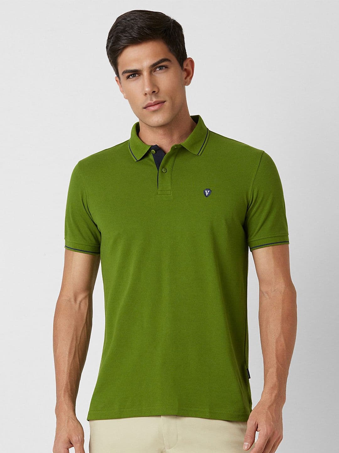 Van Heusen Sport Contrast Trim T-shirt - view 1