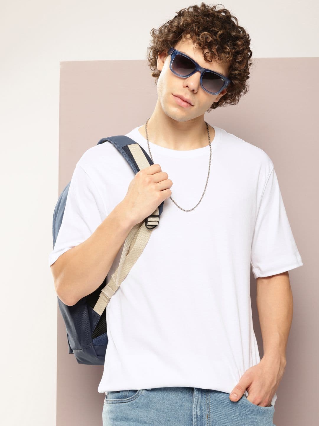 Kook N Keech Men Oversized Pure Cotton T-shirt - view 1