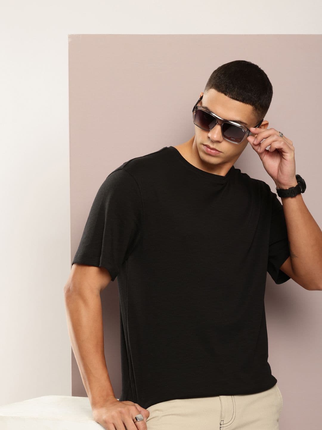 Kook N Keech Men Oversized Pure Cotton T-shirt - view 1