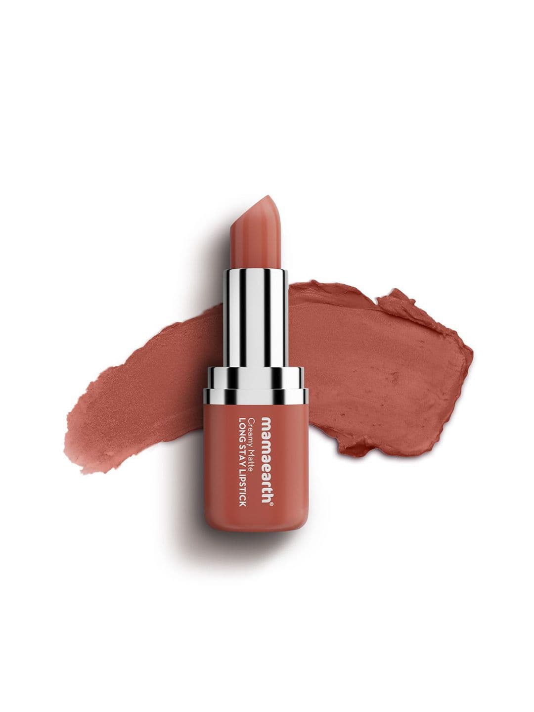 Mamaearth Murumuru Butter & Vit-E Creamy Matte Long Stay Lipstick- Brown Truffle- 4.2g - view 1