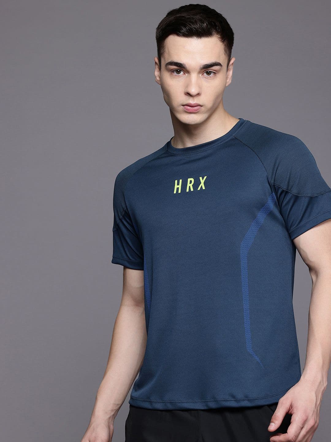 HRX by Hrithik Roshan Rapid Dry Printed Training T-Shirt - view 1