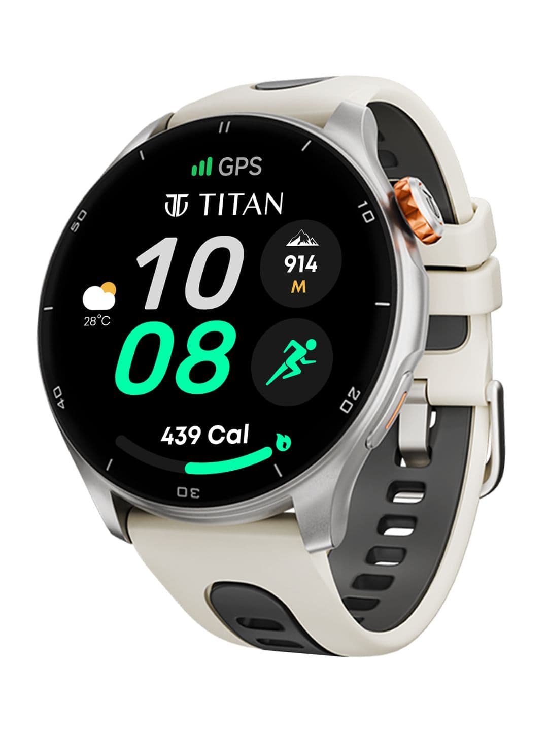 Titan Celestor 1.43 AMOLED Display GPS Piezoelectric Crown BT Calling 3ATM Smart Watch - view 1