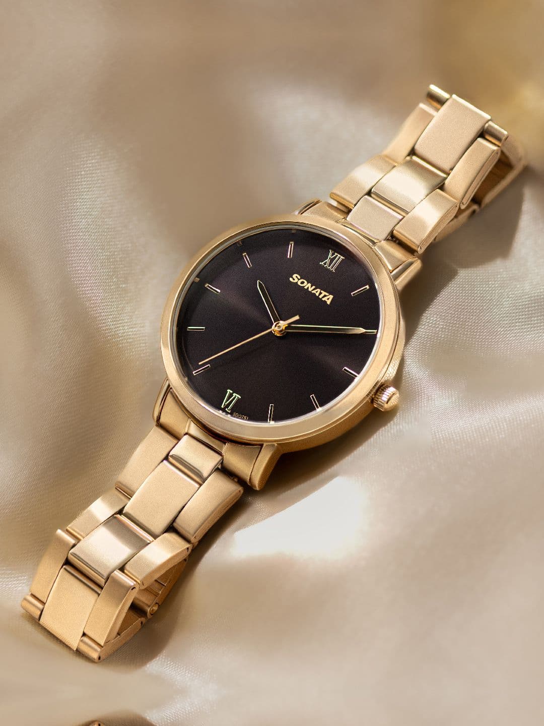 Sonata Quartz Analog With Black Dial Watch For Women - 87071ym01 - view 1