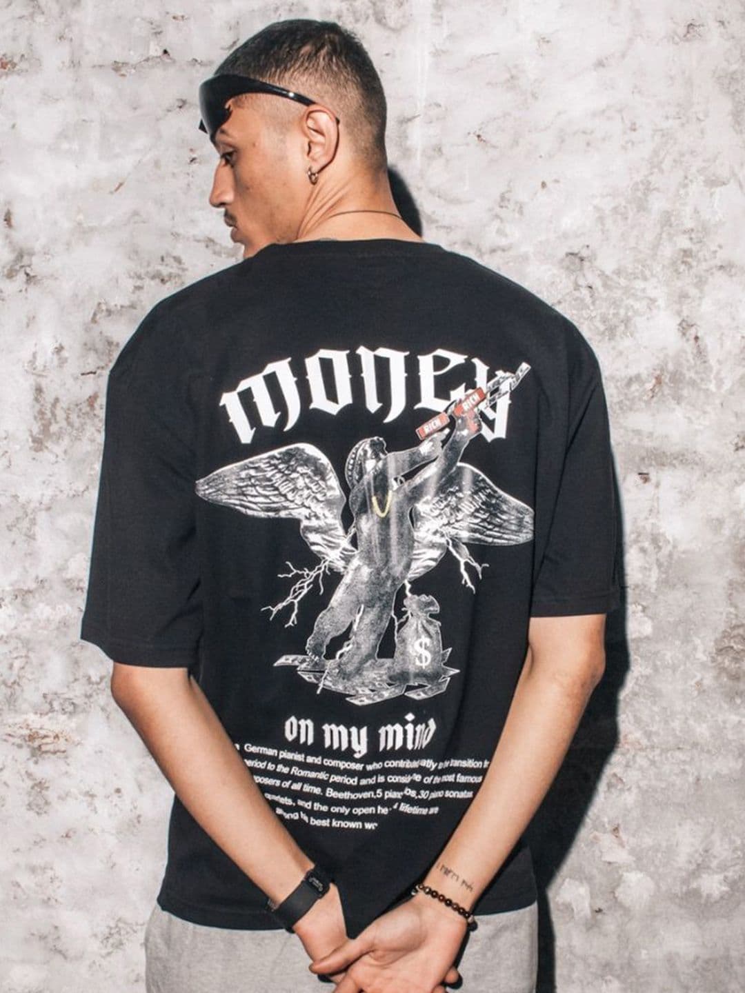 TheBTclub Men Money On My Mind Oversized T-shirt - view 1