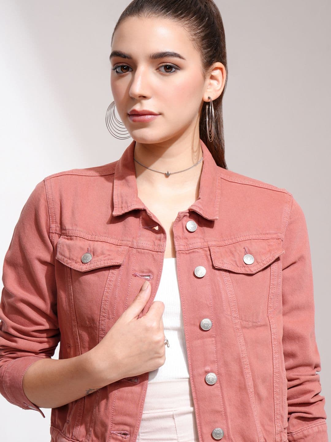 Tokyo Talkies Women Denim Jacket - view 1