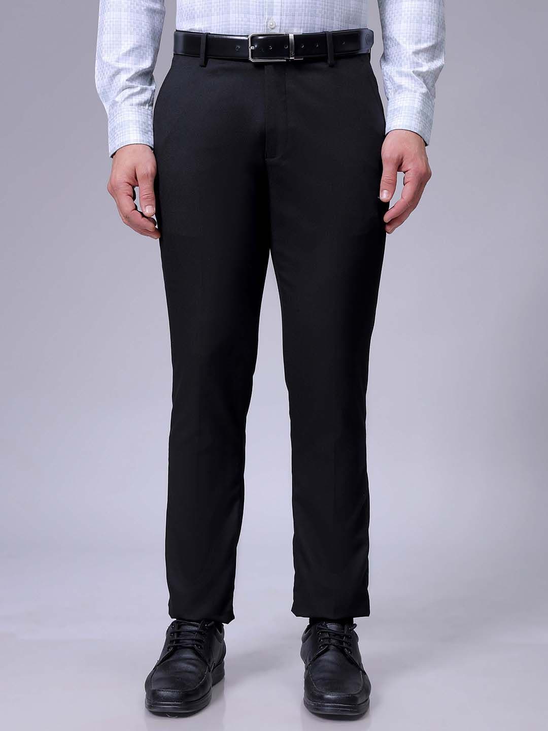 The Indian Garage Co. X Luxe Men Slim Fit Formal Trousers - view 1
