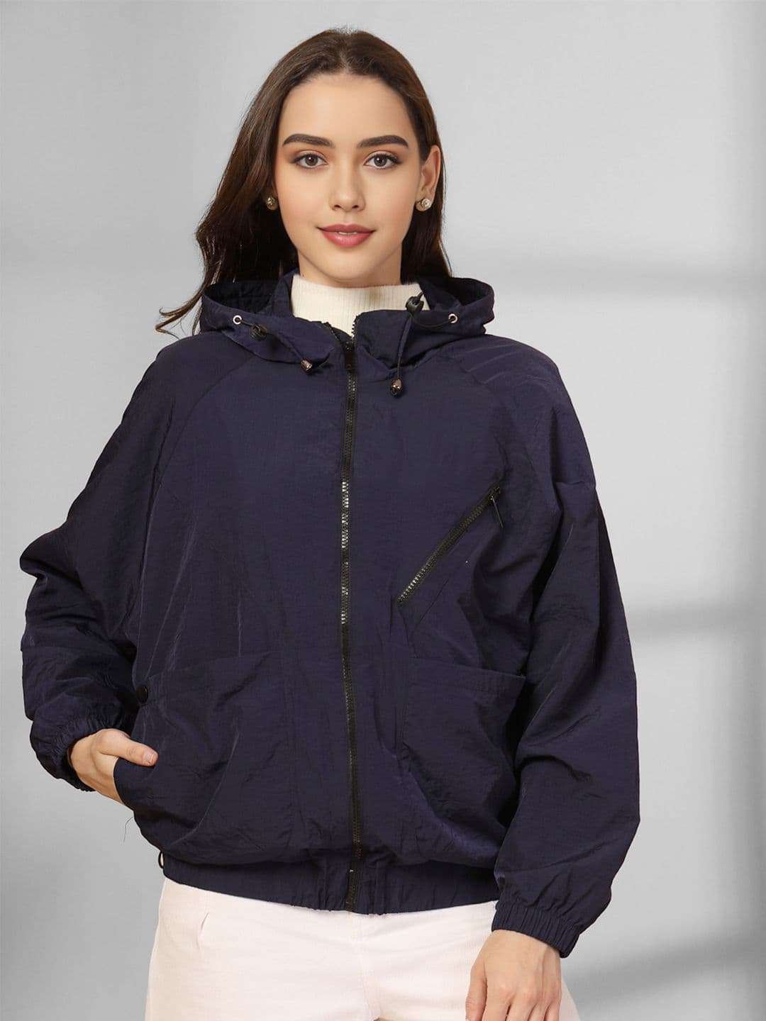 CHKOKKO Women Running Winter Sports Zipper Stylish Jacket - view 1