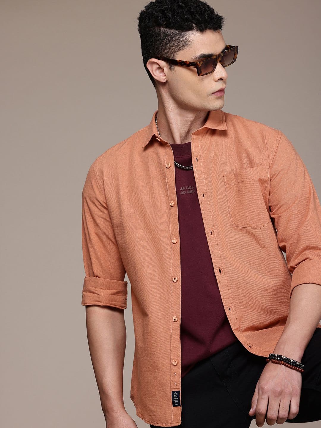 The Roadster Lifestyle Co. Premium Opaque Casual Shirt - view 1