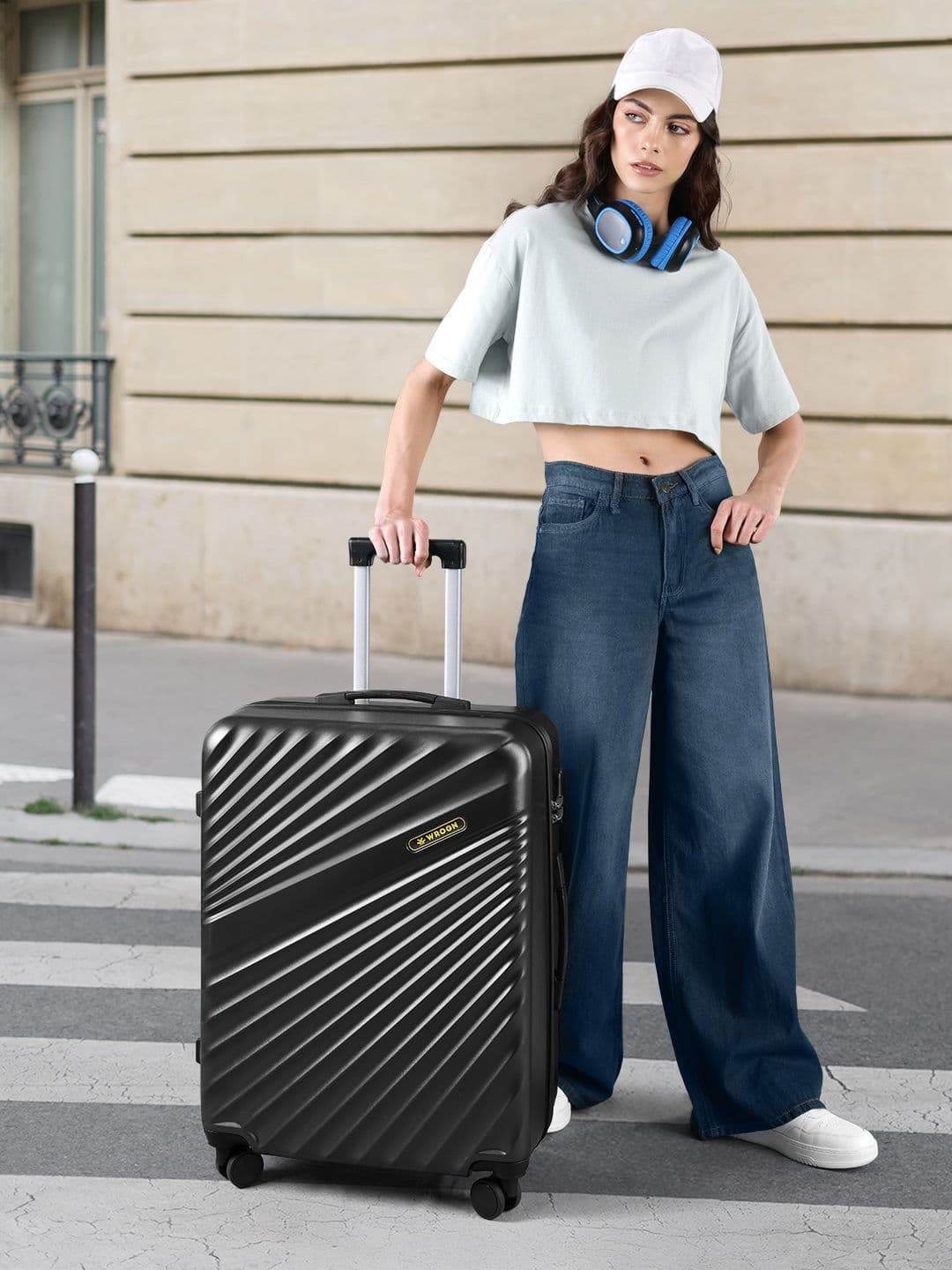 WROGN Maverick 8 Wheel Hard Medium Trolley Suitcase - 24 Inch - 76L - view 1