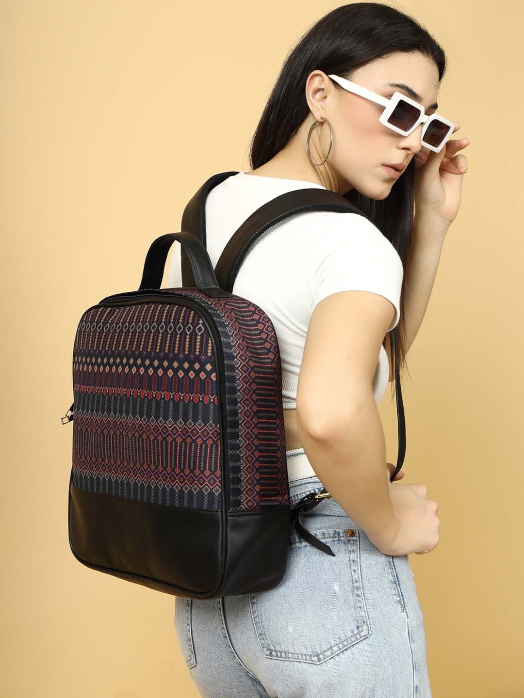 Anouk Women Geometric College Backpack - view 1