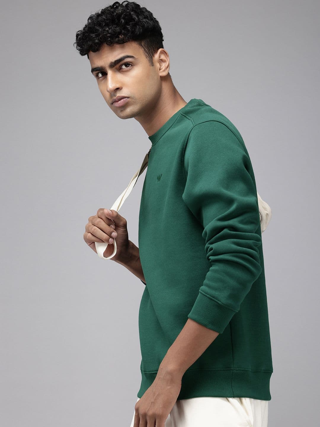 Wildcraft Solid Round-Neck Pullover Sweatshirt - view 1