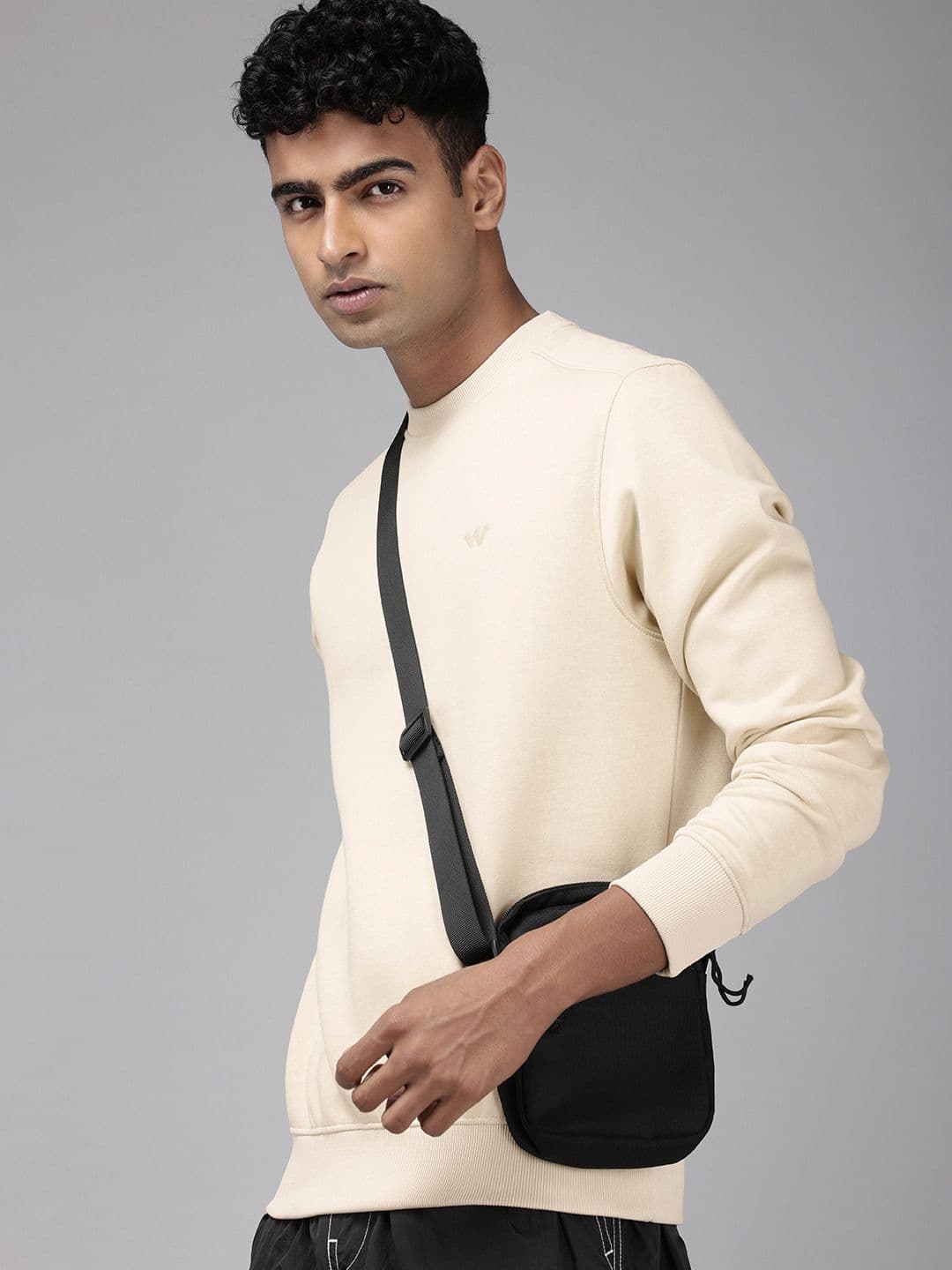 Wildcraft Solid Round-Neck Pullover Sweatshirt - view 1