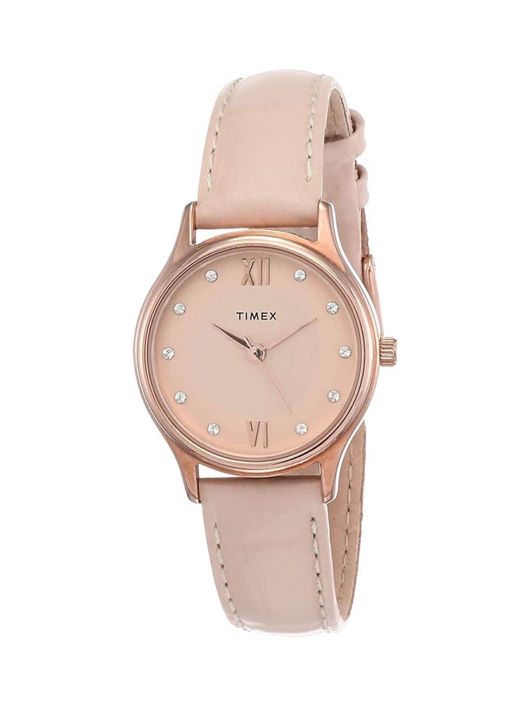 Timex Round 21mm Rose Gold Dial Analog Women Watch - TW00ZR270E - view 1