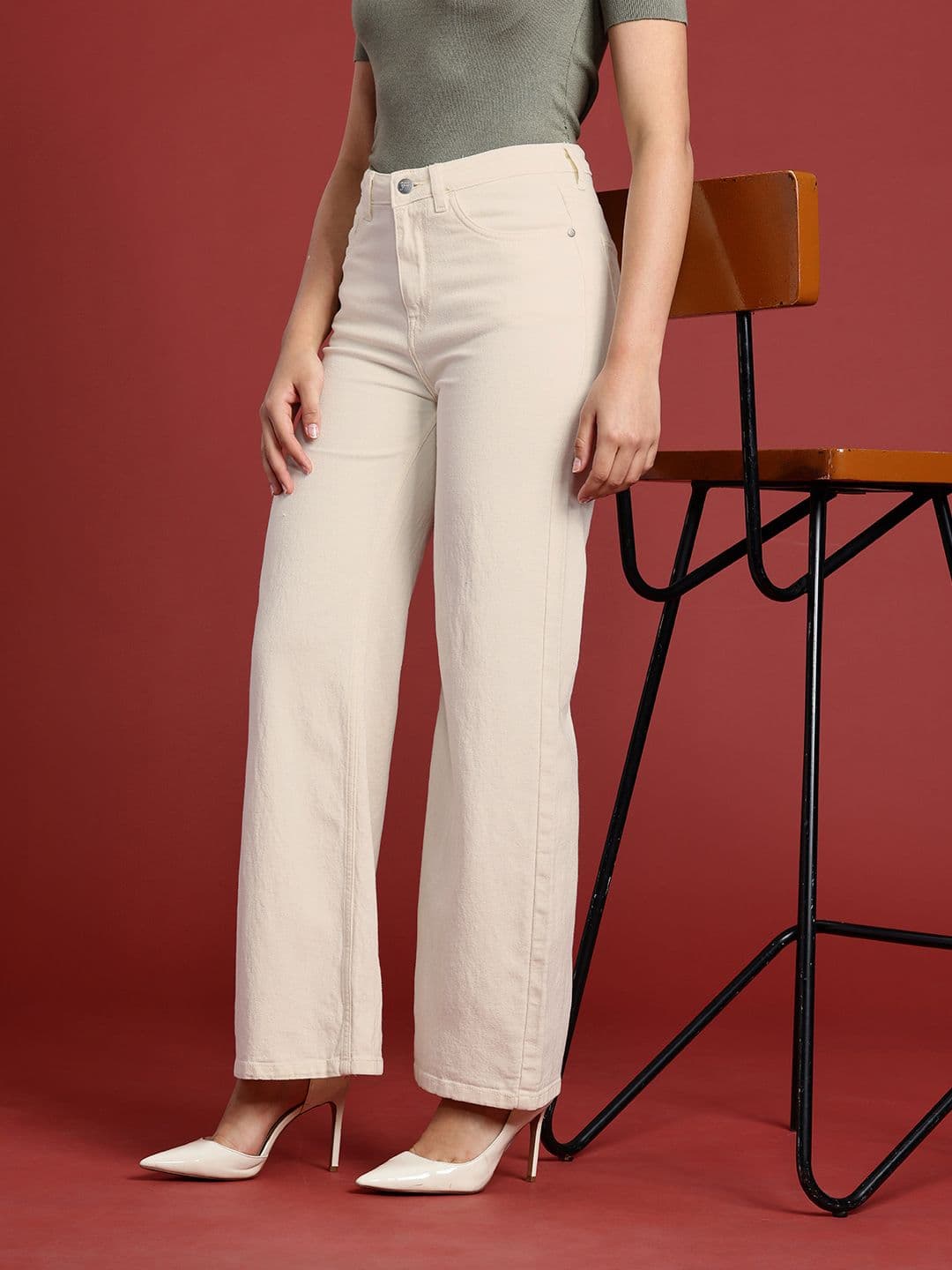 all about you Women Flared High-Rise Jeans - view 1