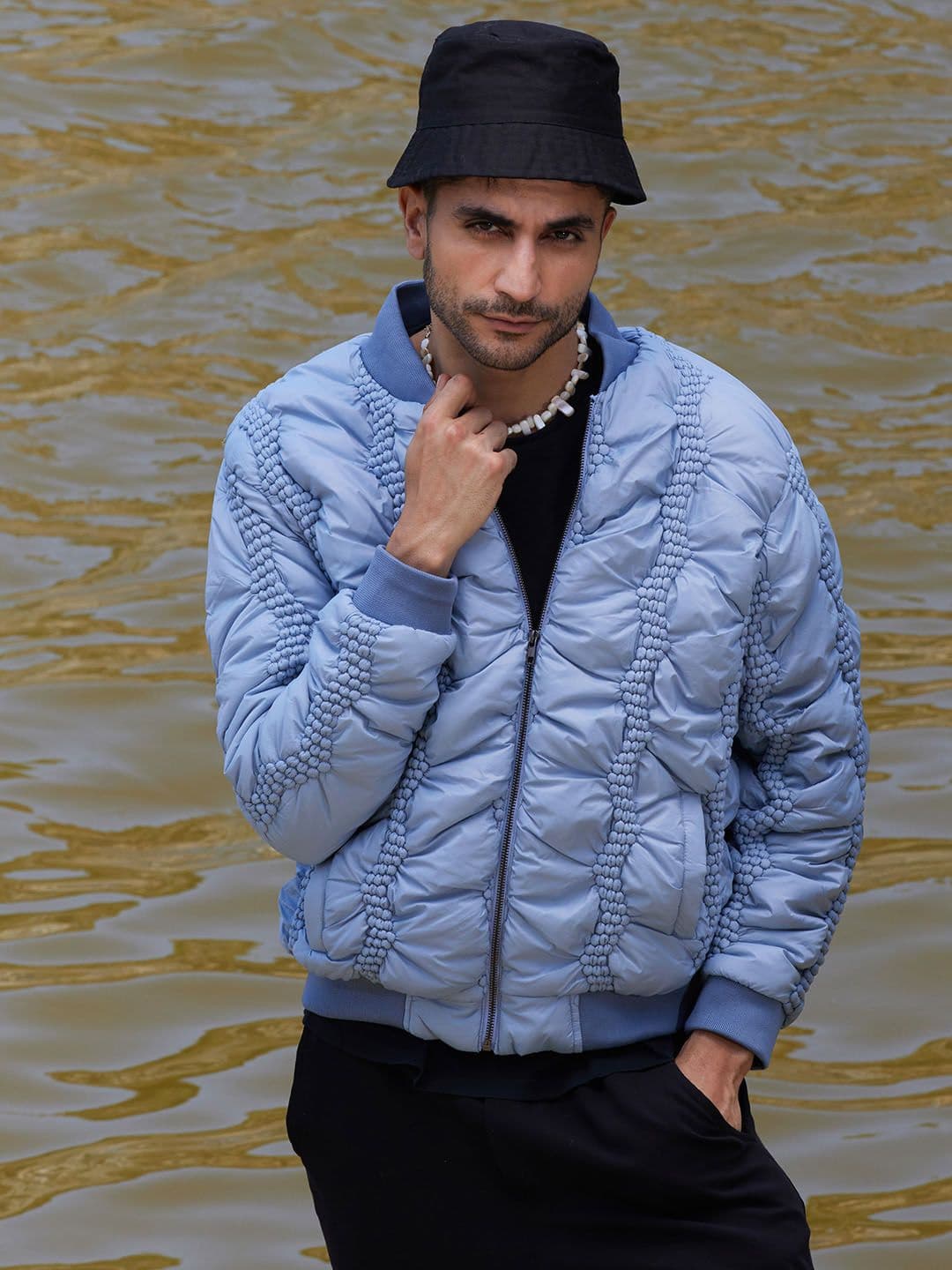 CAHOOT Men Mandarin Collar Puffer Jacket - view 1