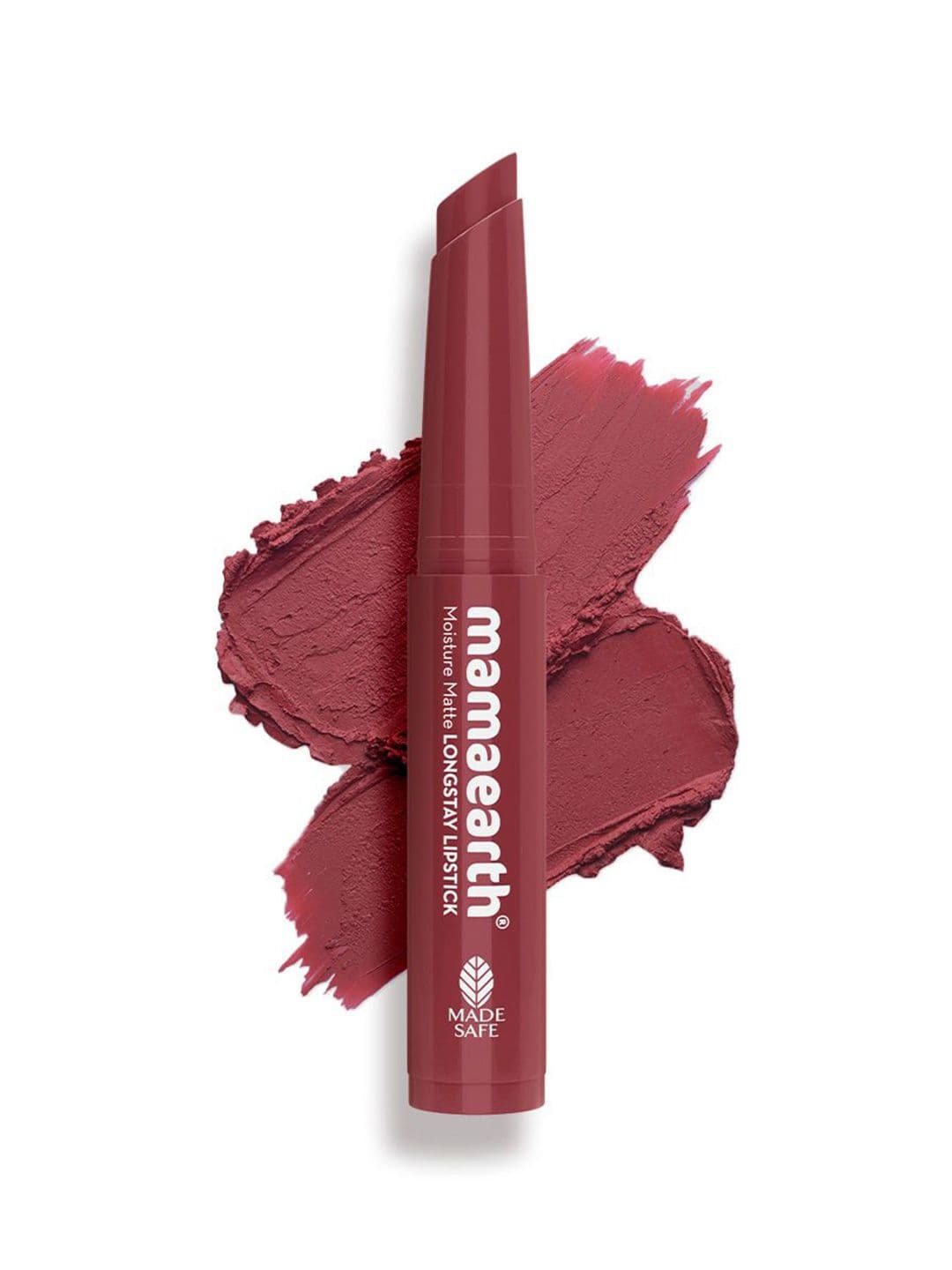 Mamaearth Moisture Matte 12 Hour Long Stay Mini Lipstick - 0.7 g - 02 Plum Punch - view 1