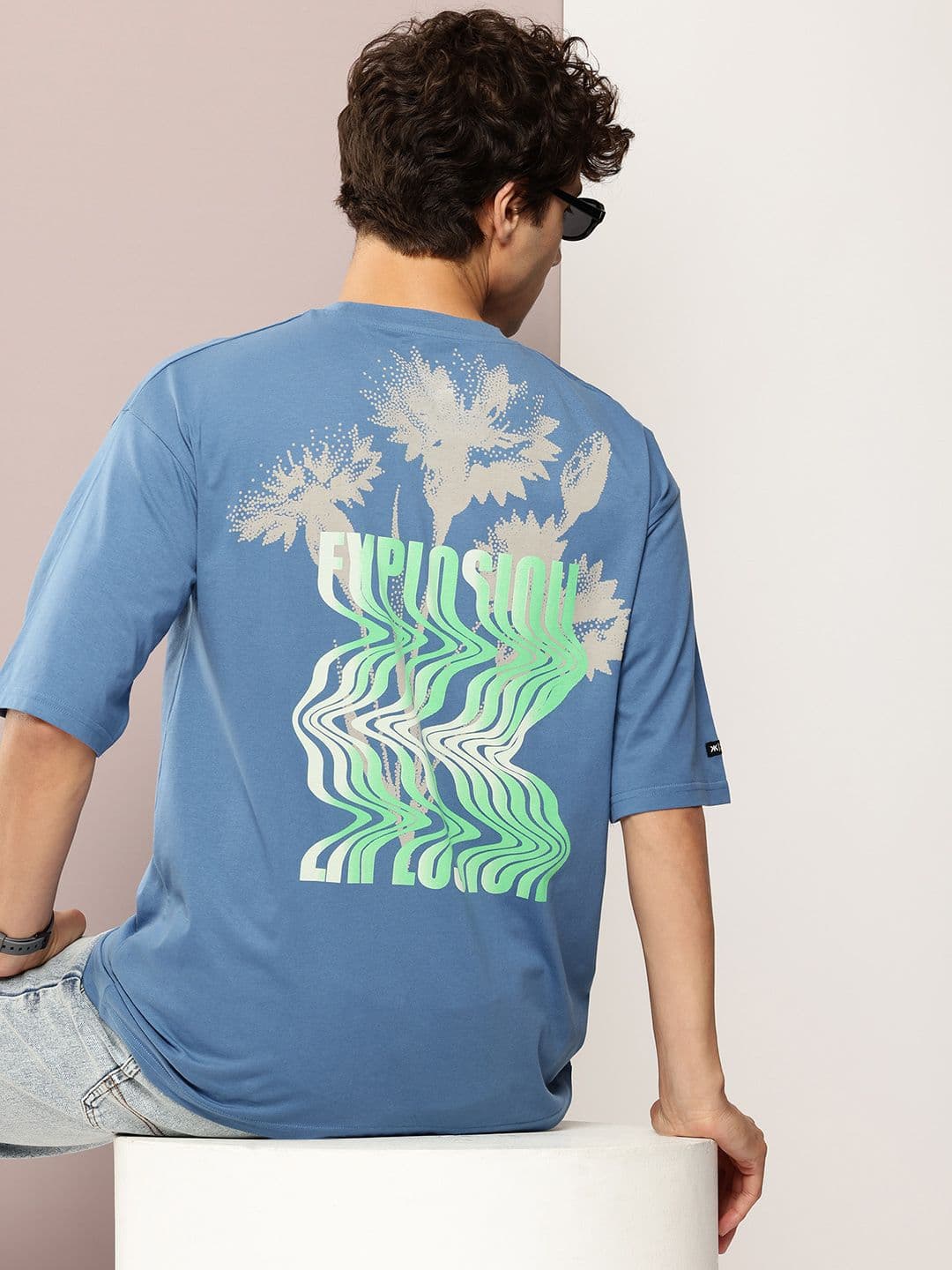 Kook N Keech Men Printed Oversized T-shirt - view 1
