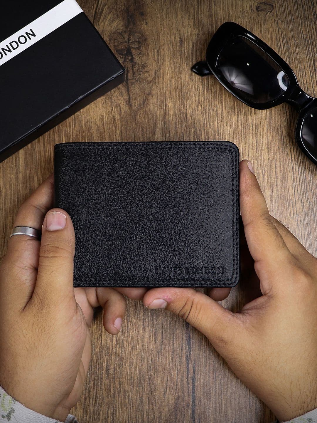 Hayes London Men Wallets Genuine Leather with RFID Blocking - view 1