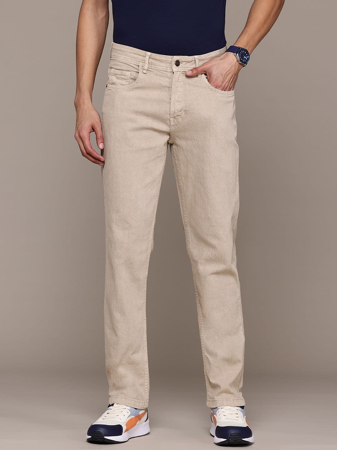 The Roadster Lifestyle Co. Men Stretchable Jeans - view 1