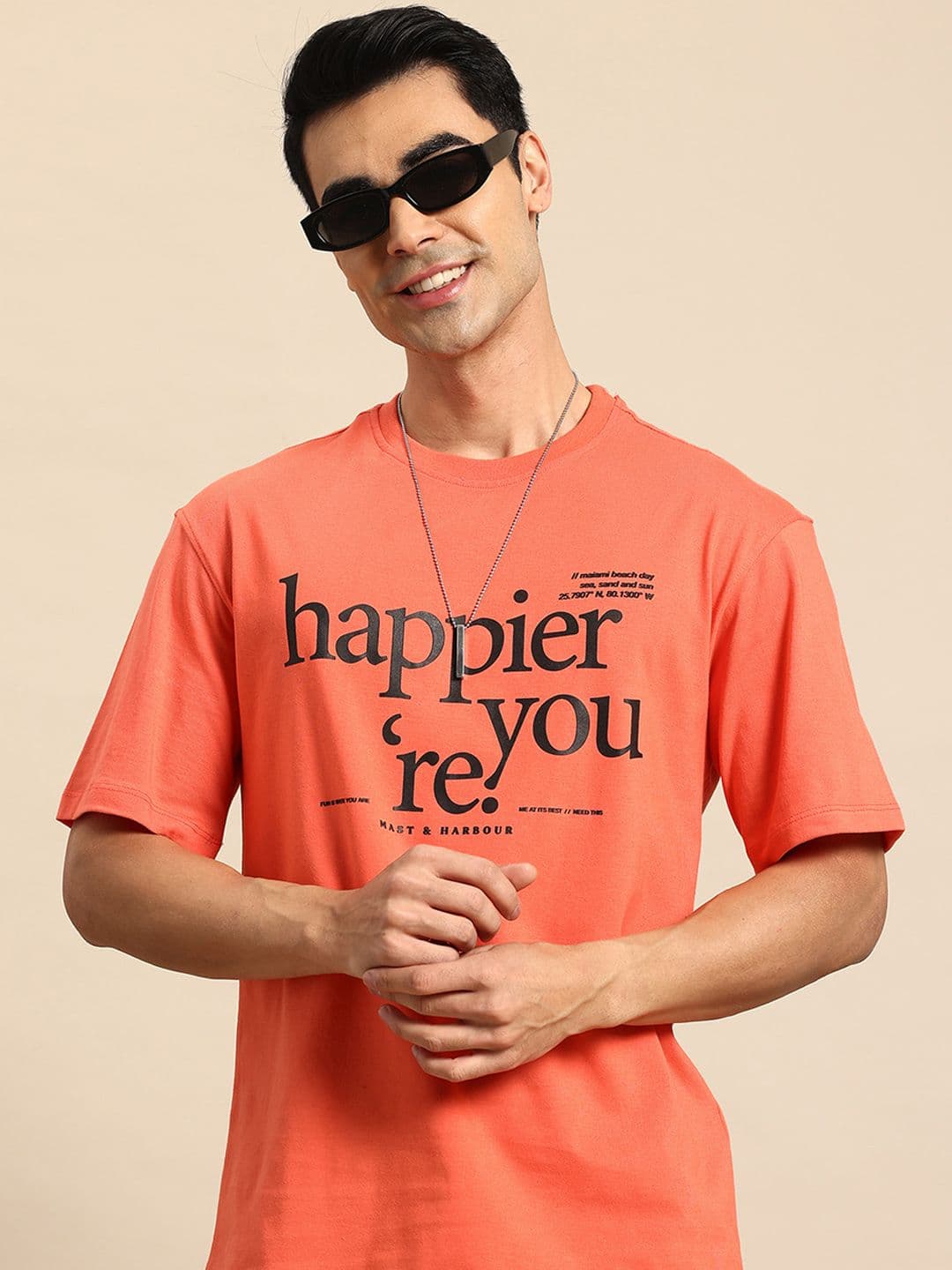Mast & Harbour Typography T-shirt - view 1