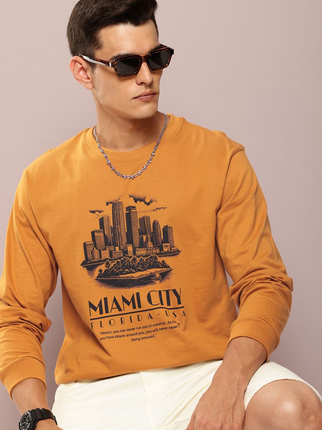 DILLINGER Men Printed Oversized Pure Cotton T-shirt - view 1