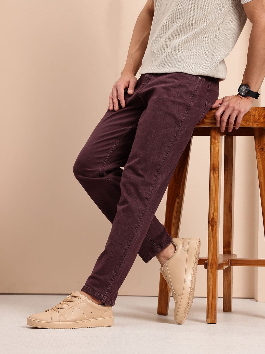 Mast & Harbour Men Slim Fit Stretchable Jeans - view 1