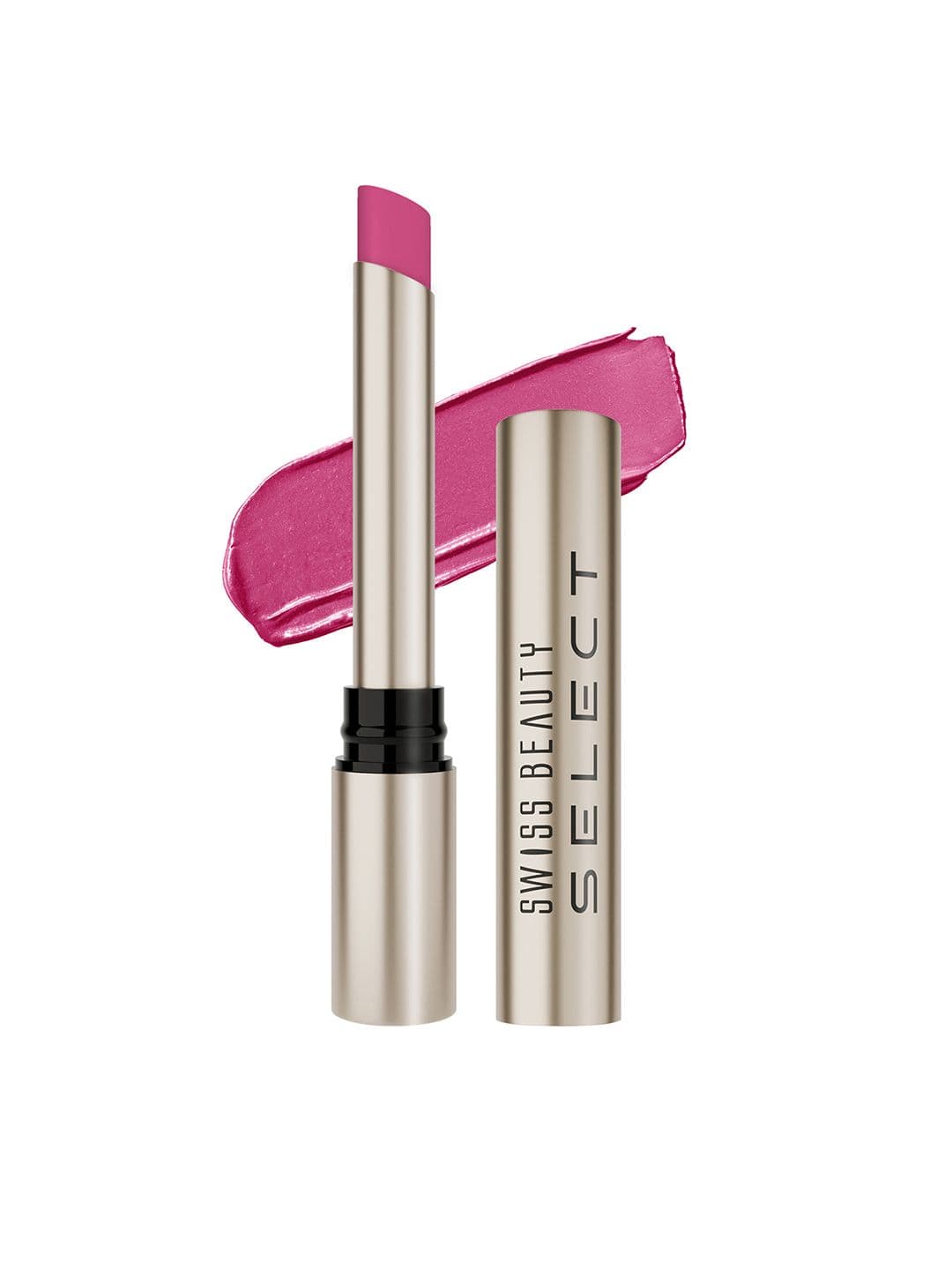 SWISS BEAUTY Select High On Shine Creamy Lipstick with Vitamin E - Rose Quartz - view 1