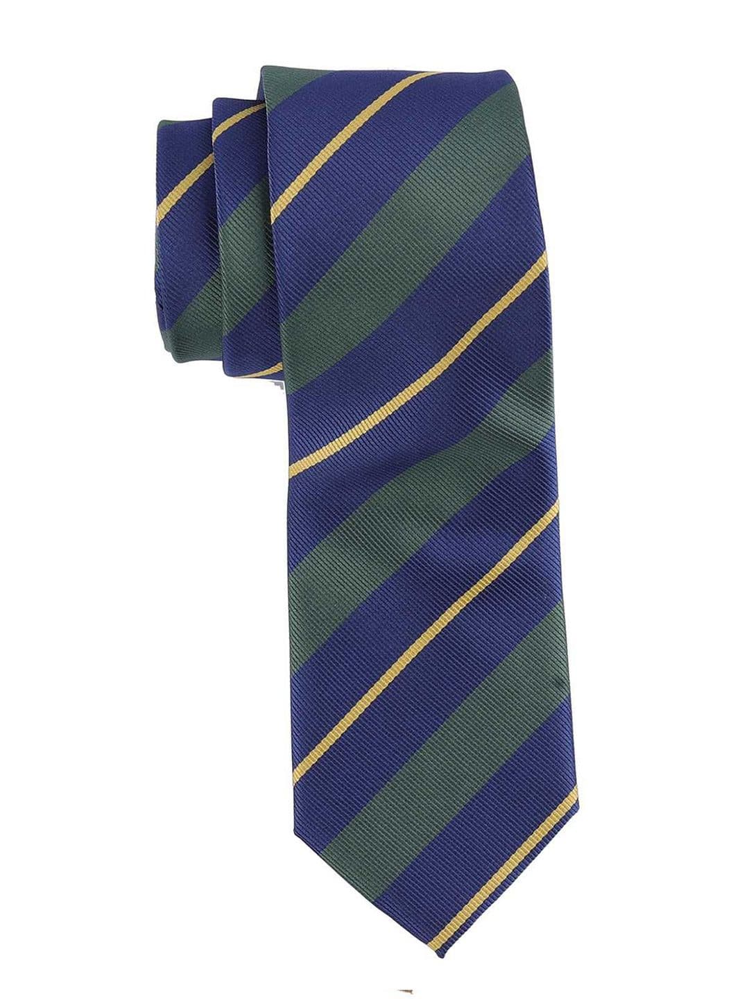 The Tie Hub Men Striped Broad Tie - view 1