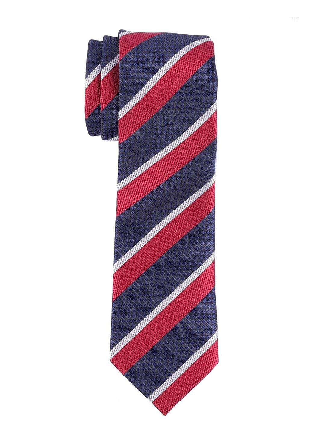 The Tie Hub Men Striped Broad Tie - view 1