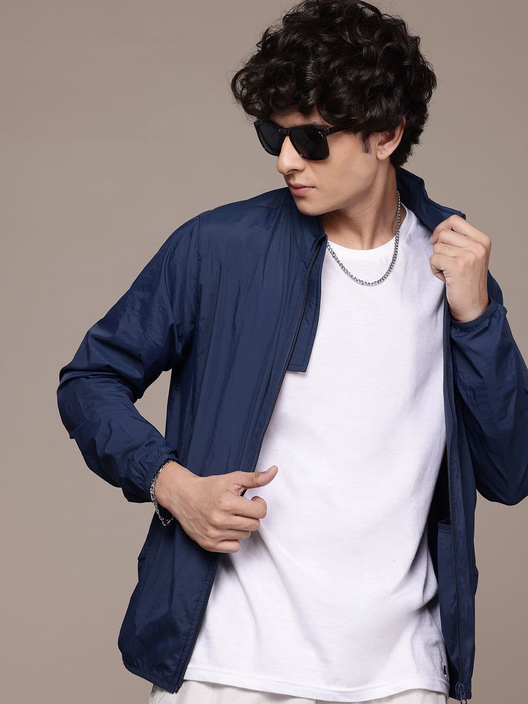 The Roadster Lifestyle Co. Mock Collar Tailored Jacket - view 1
