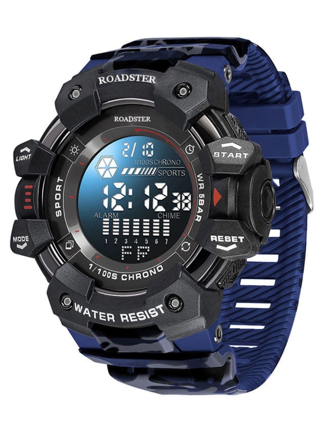The Roadster Lifestyle Co Men Multi Function Digital Watch RDSTR-8050-BLUE - view 1