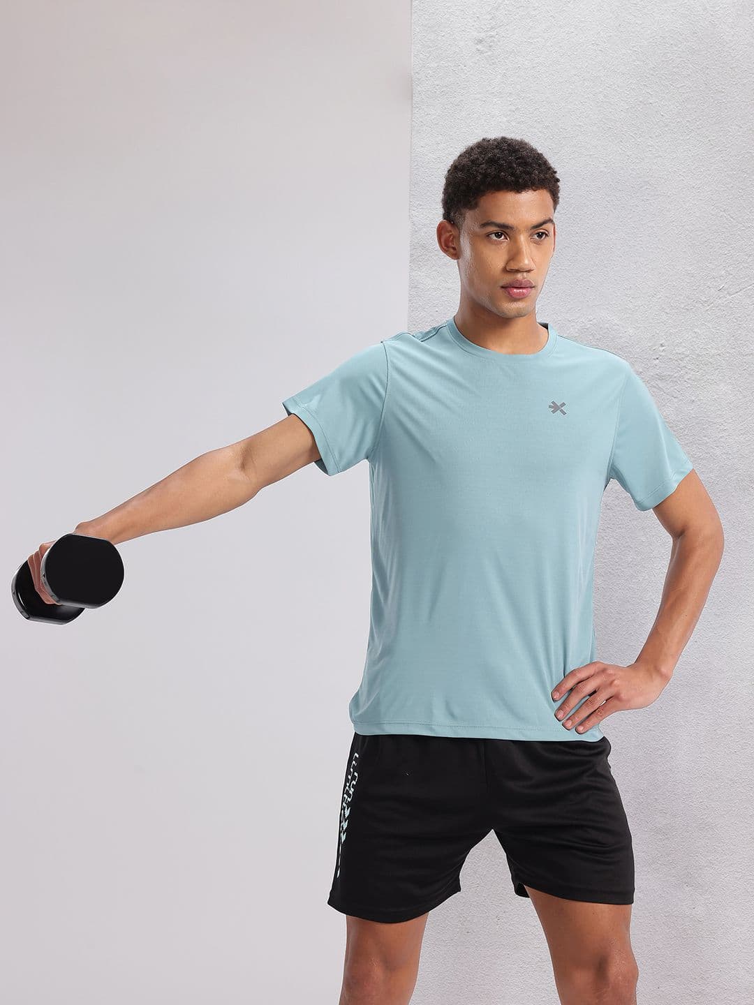 HRX by Hrithik Roshan Printed Rapid-Dry Training T-shirt - view 1