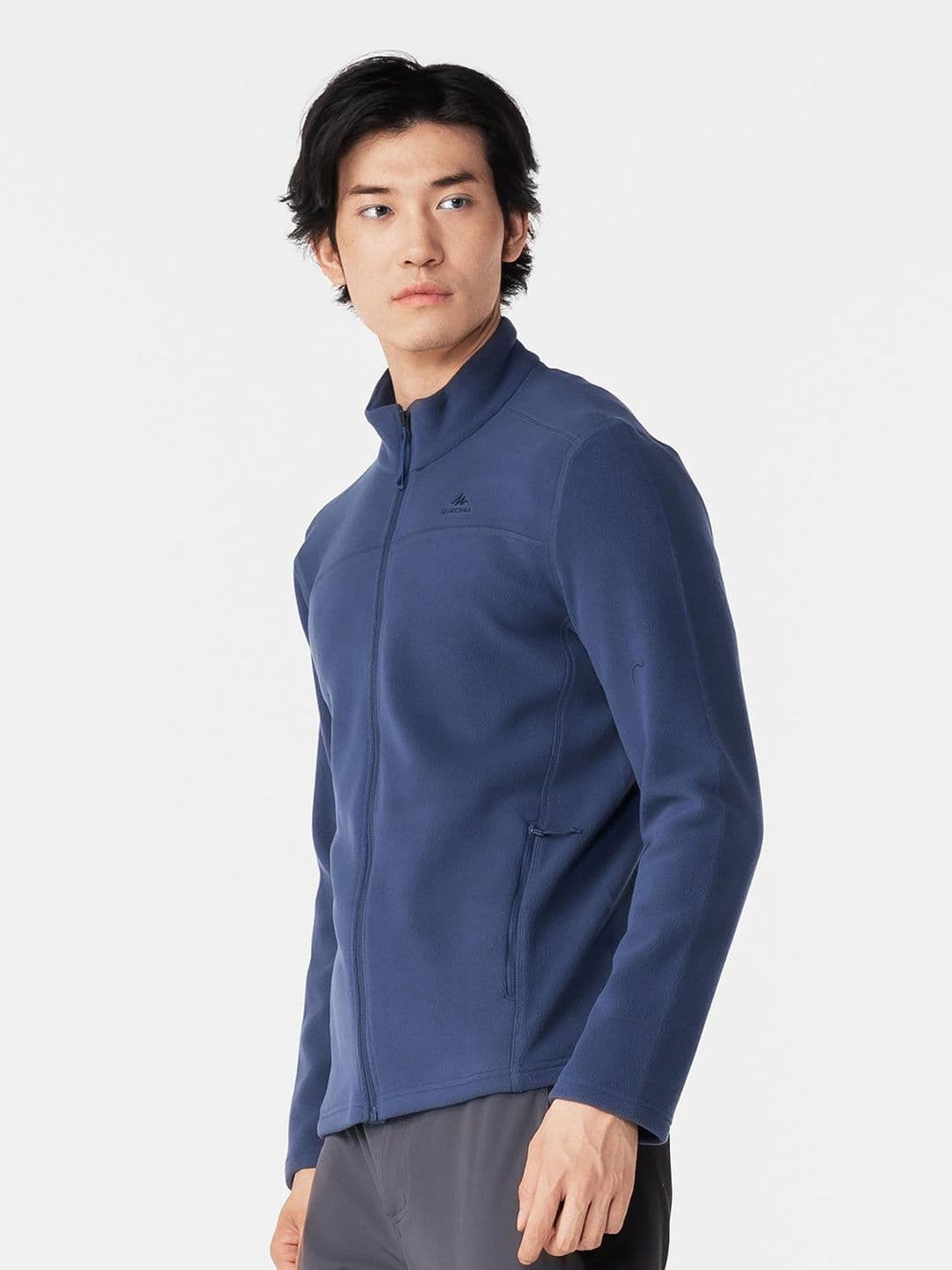 Decathlon Quechua - Men Blue MH100 Breathable Mountain Hiking Fleece Jacket - view 1