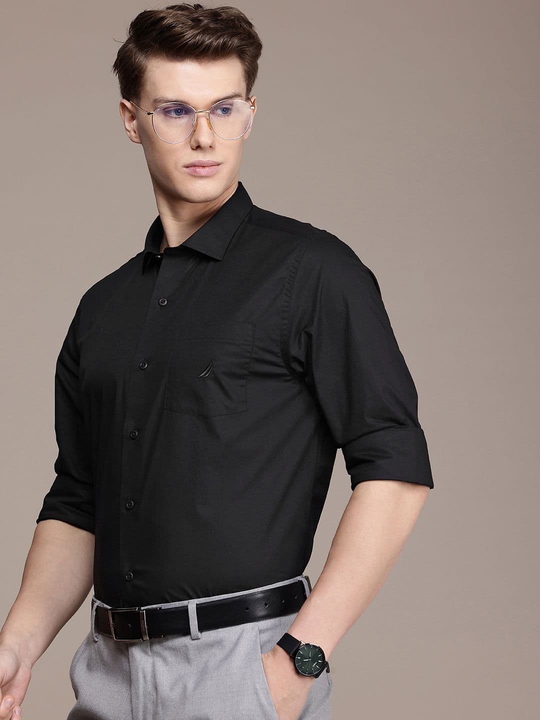 Nautica Premium Slim Fit Pure Cotton Formal Shirt - view 1