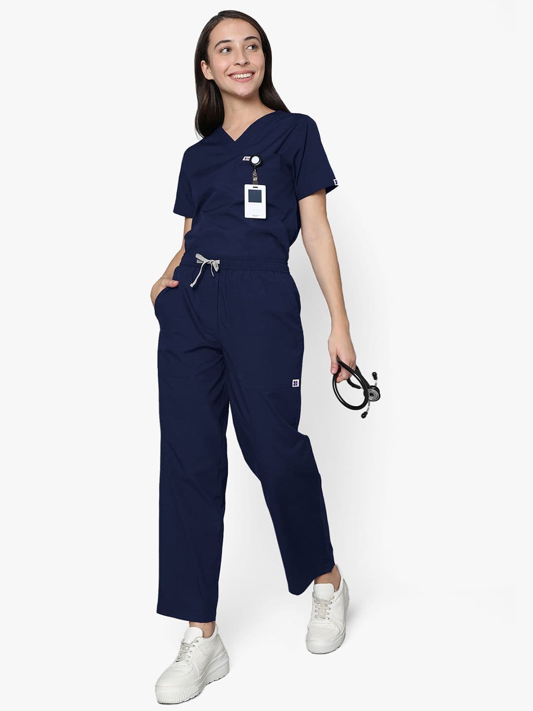 KNYA Women Doctors 5-Pocket NewGen Scrub Suit - view 1