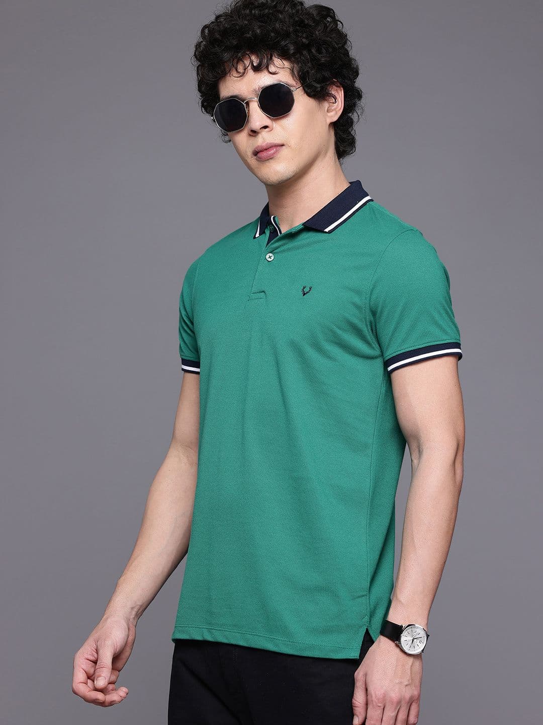 Allen Solly Men Polo Collar T-shirt - view 1