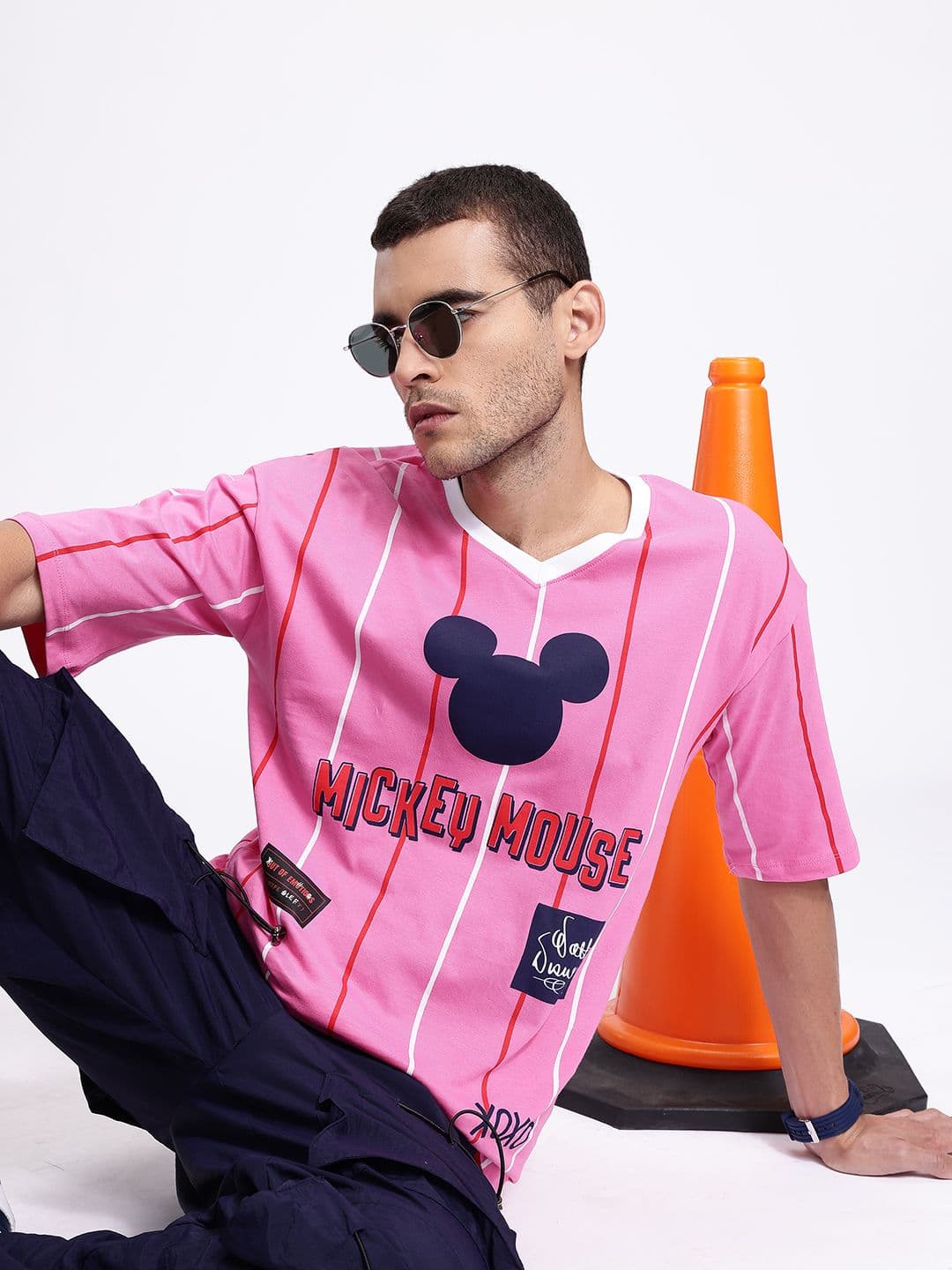 Kook N Keech Disney Men Printed Pure Cotton Oversized T-shirt - view 1