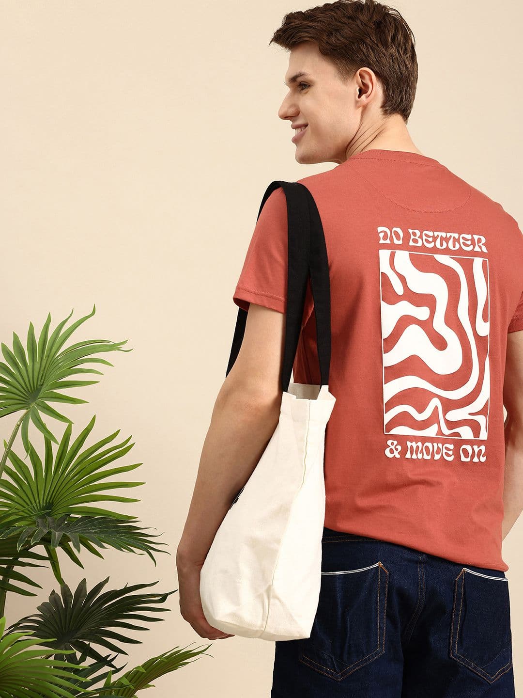 Mast & Harbour Men Printed Pure Cotton Bio Finish T-shirt - view 1