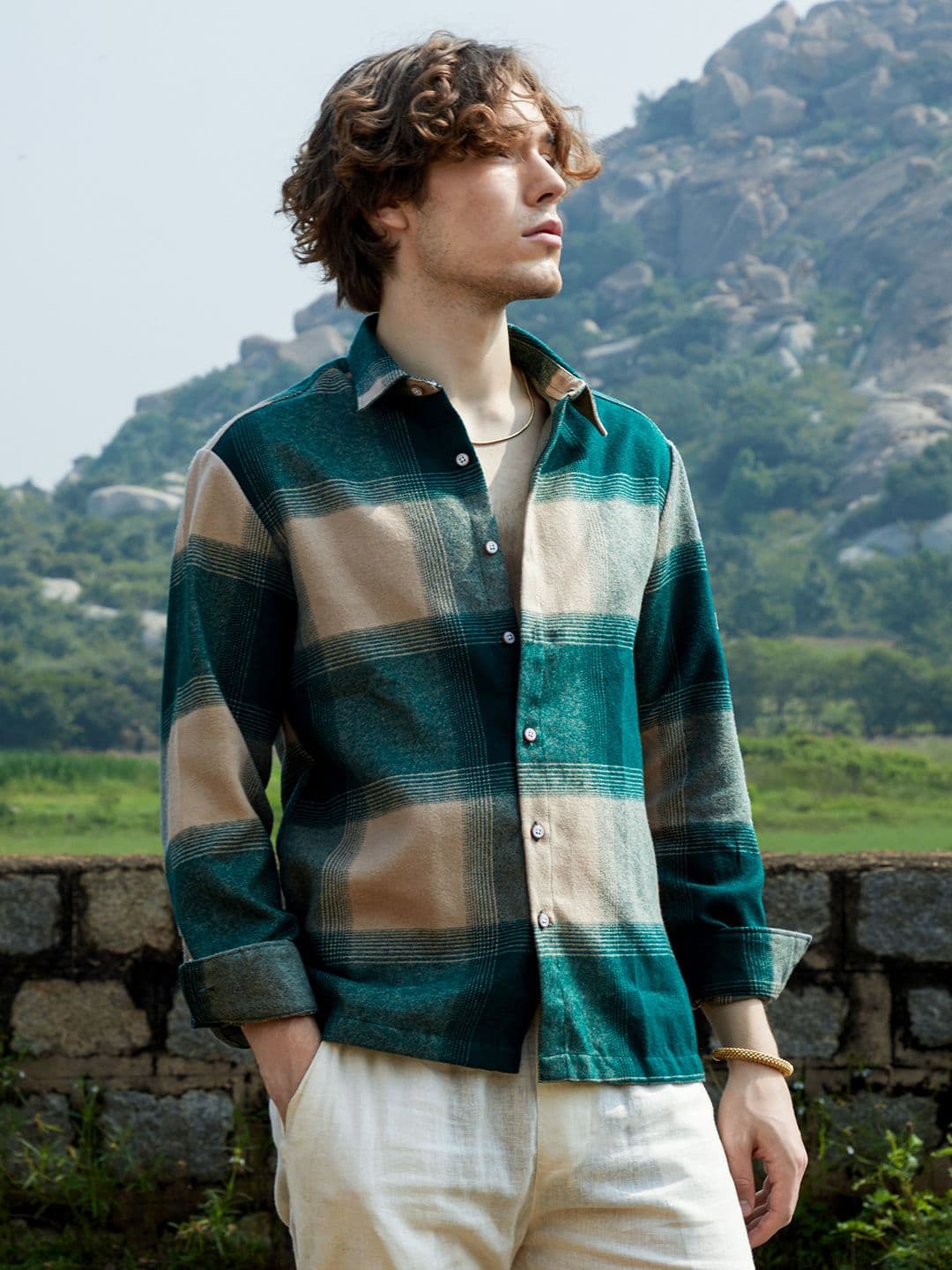 CAHOOT Men Comfort Opaque Checked Casual Shirt - view 1