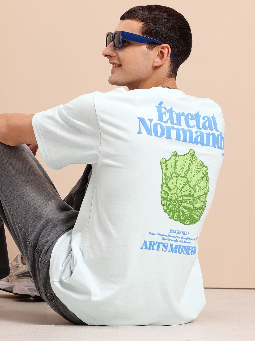 Mast & Harbour Men Printed Relaxed Fit T-shirt - view 1