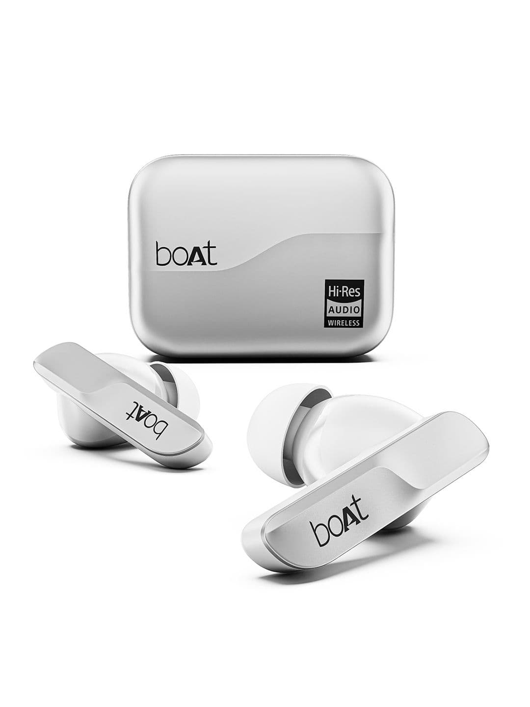 boAt Airdopes 800 HiDef True Wireless in Ear ASAP Charge Headphones - Sterling Silver - view 1