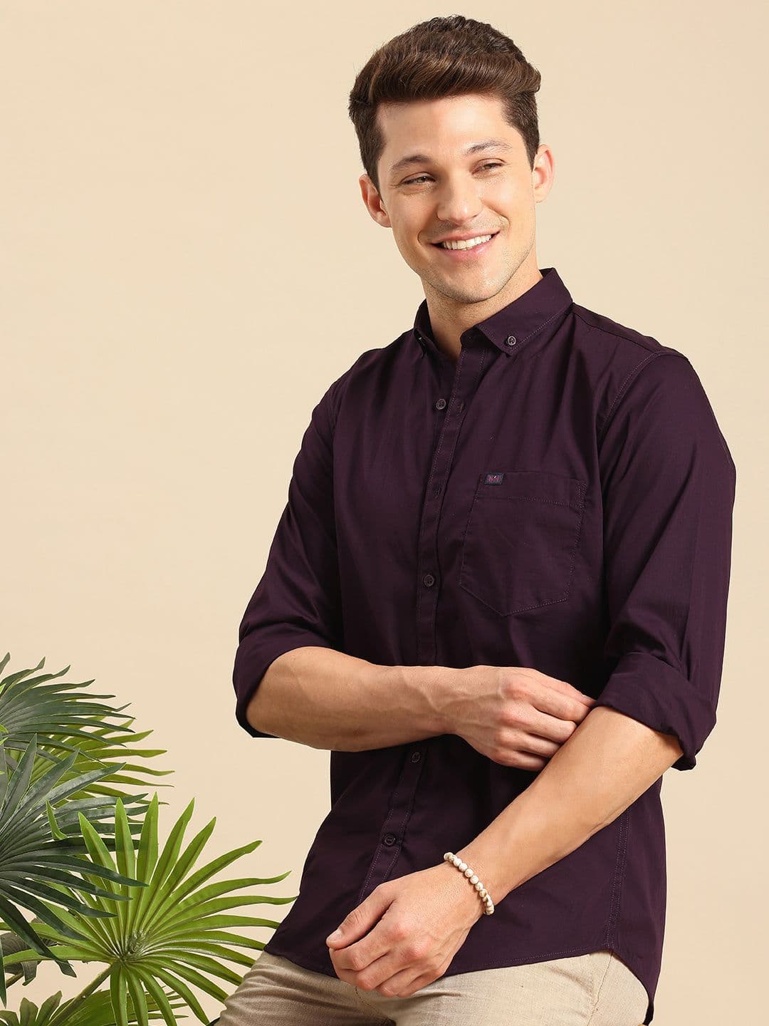 Mast & Harbour Men Standard Cotton Casual Shirt - view 1