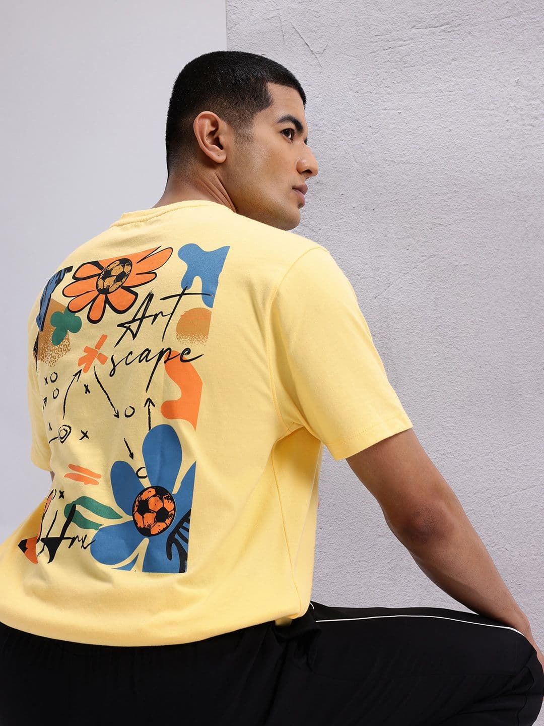 HRX by Hrithik Roshan Printed Relaxed T-shirt - view 1